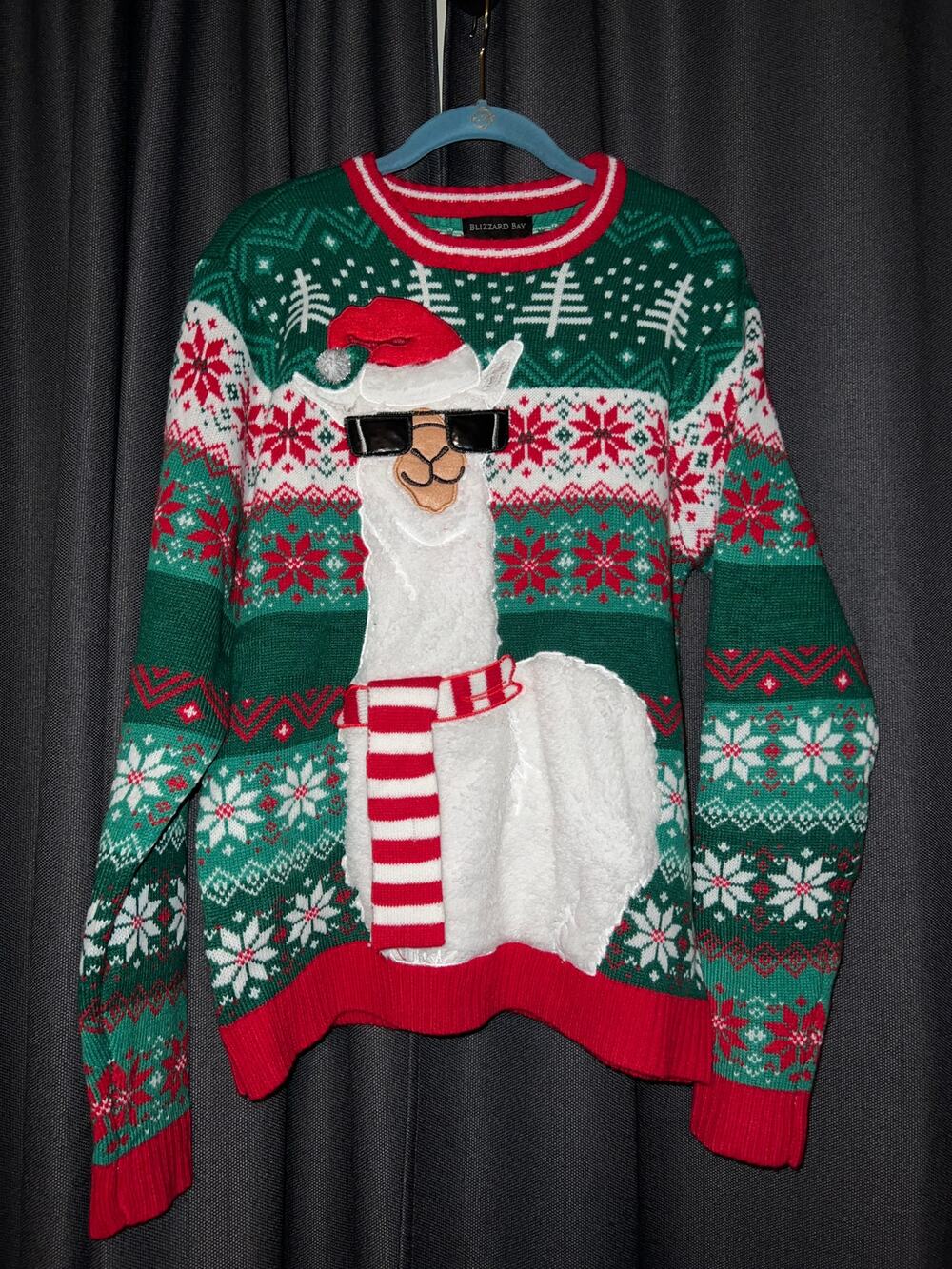 Ugly Christmas Sweater Xmas Size Medium Llama